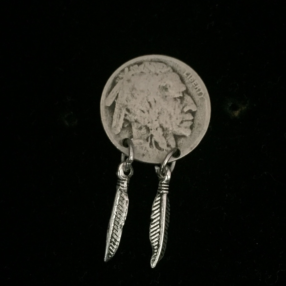 1937 Buffalo Nickel Pin